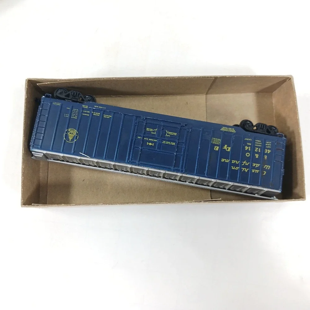 Athearn 1337 HO Scale B&O 50 Ft OB Box Car Blue Baltimore & Ohio Vintage Train